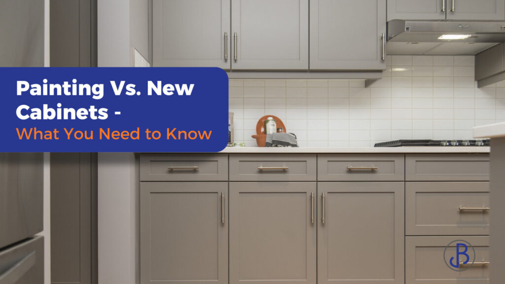 image of gray cabinets in a kitchen