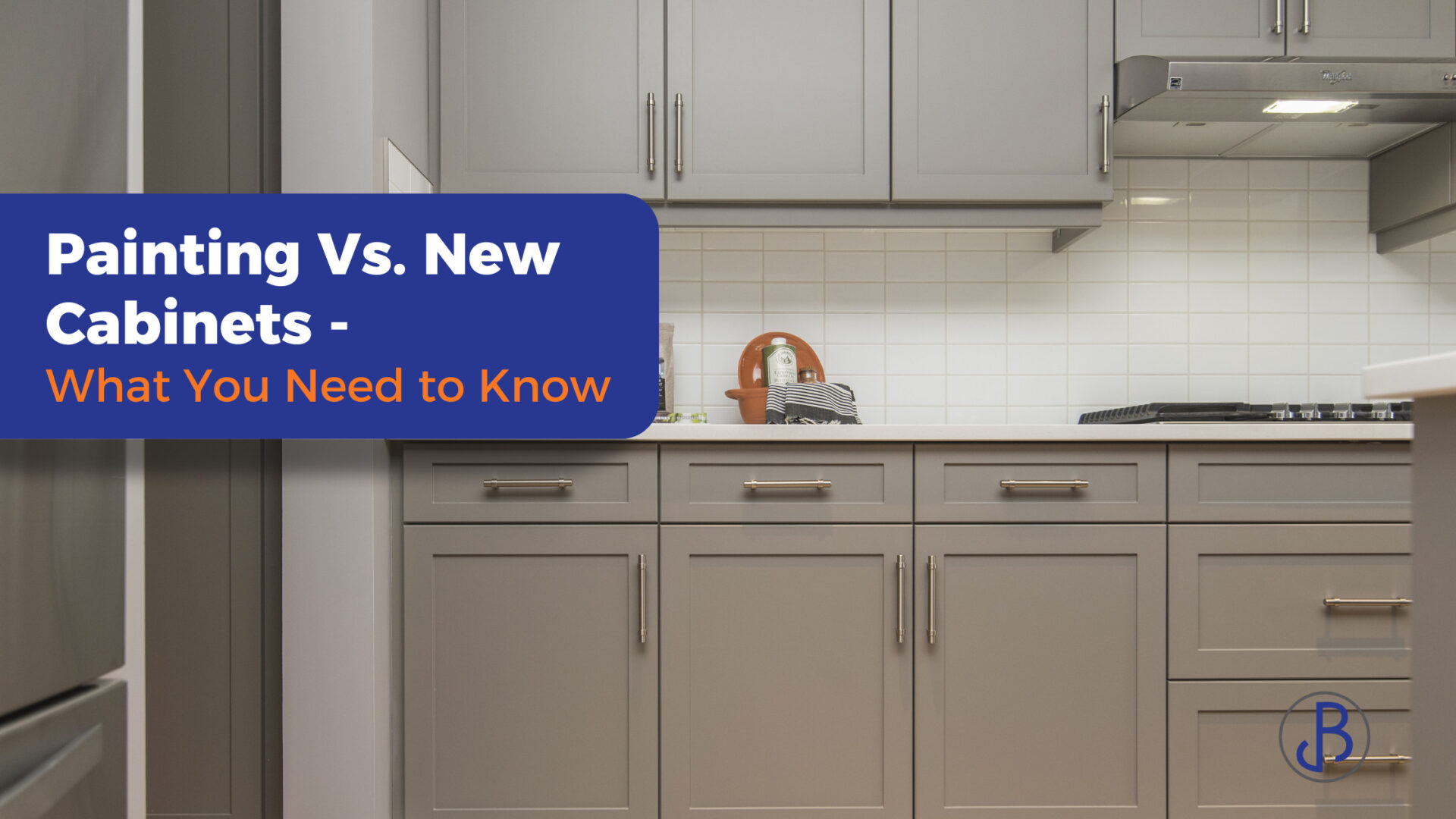 image of gray cabinets in a kitchen